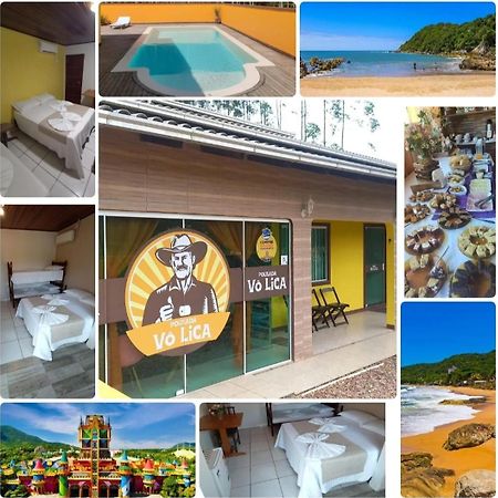 Pousada Vo Lica Com Piscina Penha  Exterior foto