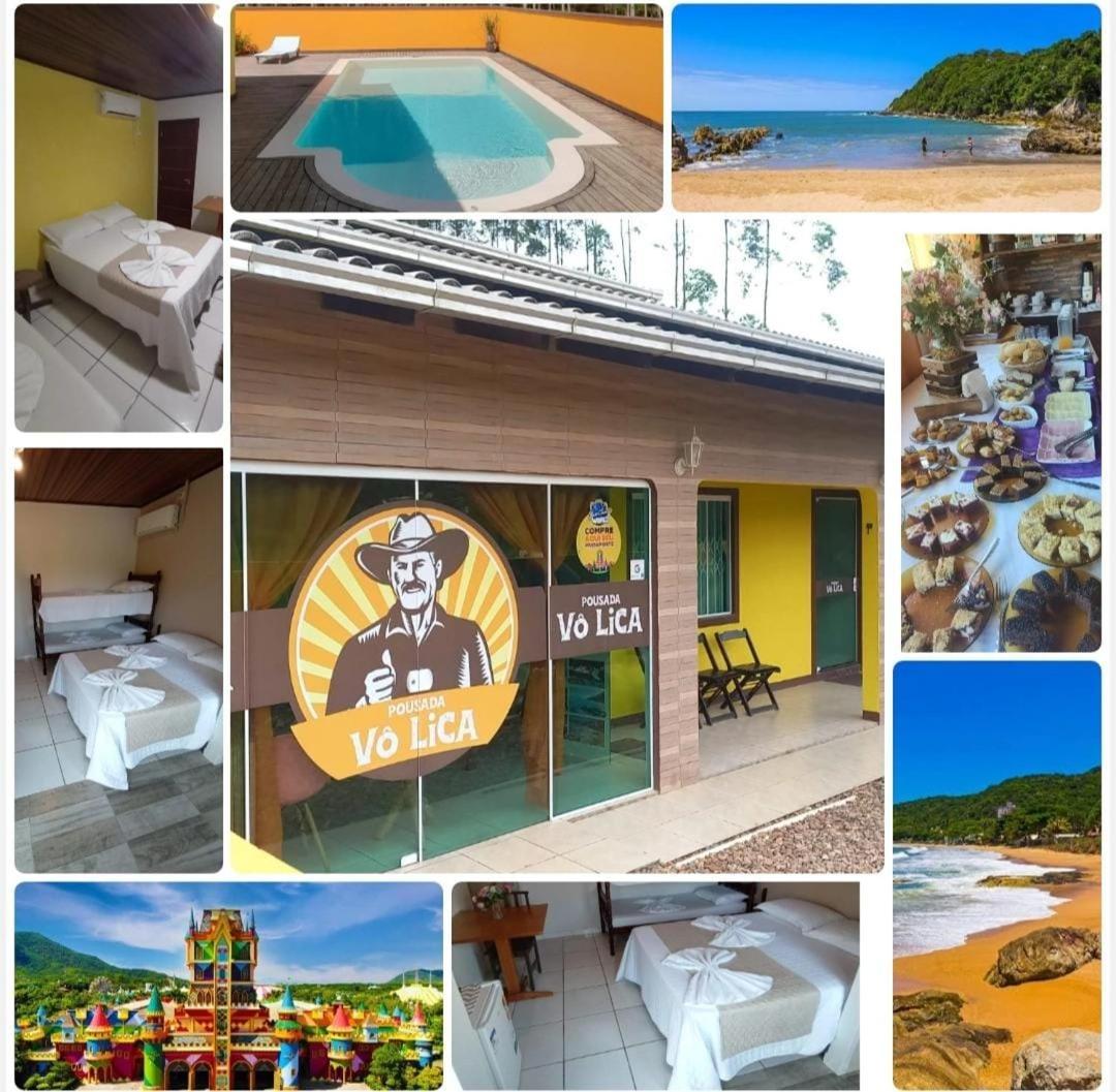 Pousada Vo Lica Com Piscina Penha  Exterior foto